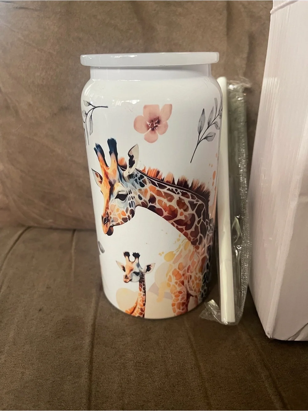 Beautiful stainless steel Giraffe cup